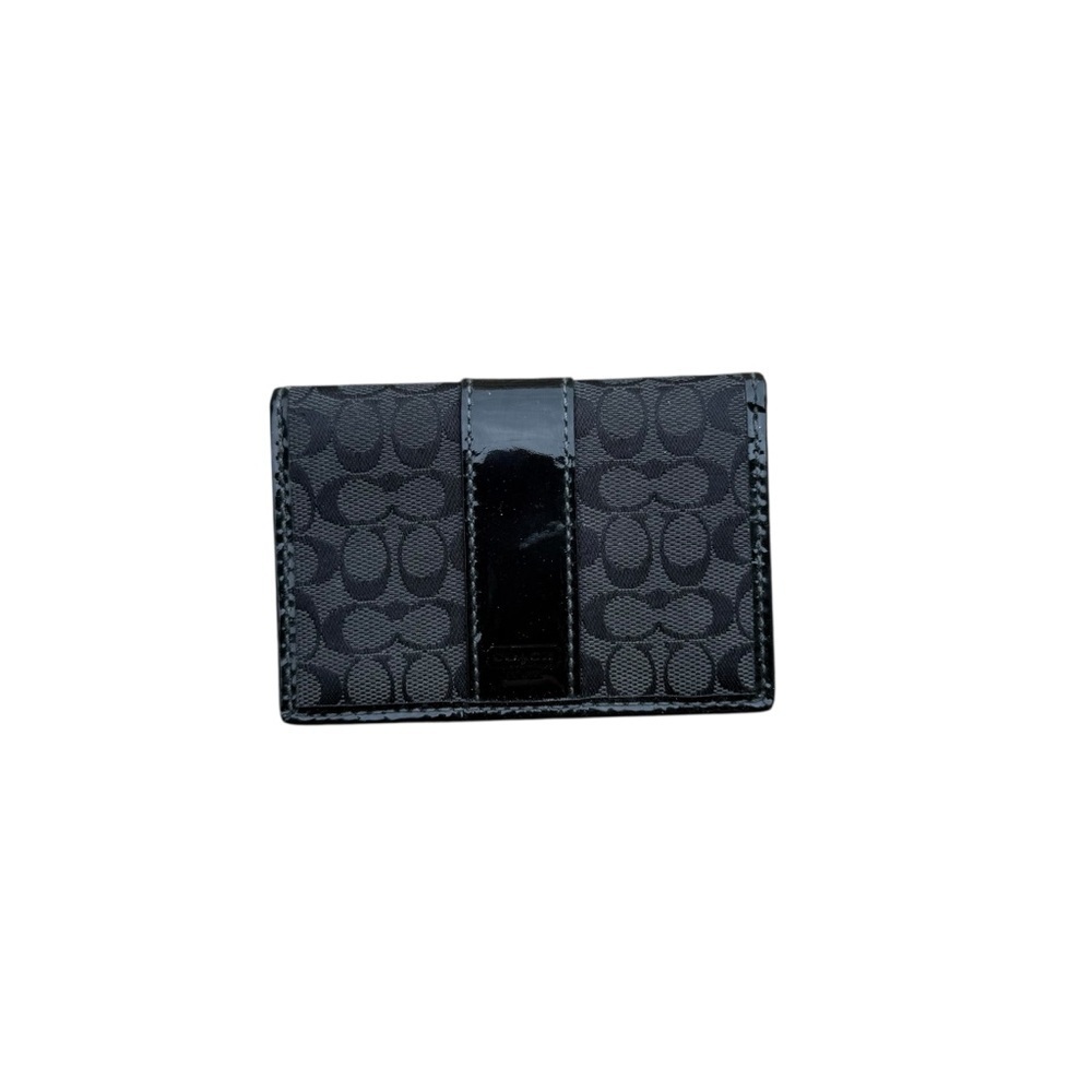 Coach Y2K Black Card Case Wallet